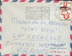 COTE D'IVOIRE SEUL SUR LETTRE POUR LA FRANCE 1964 - Ivoorkust (1960-...)