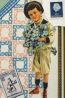 NIÑOS Retrato Vintage Tarjeta Postal CPSM #PBU850.ES - Abbildungen