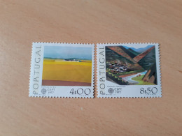 TIMBRES   PORTUGAL   EUROPA    1977   N  1340  /  1341   COTE  5,50  EUROS   NEUFS  LUXE** - 1977