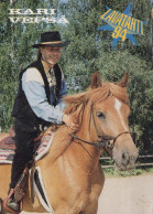 CABALLO Animales Vintage Tarjeta Postal CPSM #PBR873.ES - Caballos