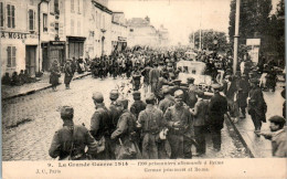 Reims Grande Guerre 1914 - 1200 Prisonniers Allemands ... Marne N°9 Military Cpa Voyagée En Franchise Militaire B.Etat - Reims