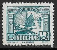 Yvert 150 1/10 C Bleu-vert - * - Unused Stamps