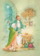 Virgen María Virgen Niño JESÚS Navidad Religión Vintage Tarjeta Postal CPSM #PBB771.ES - Jungfräuliche Marie Und Madona