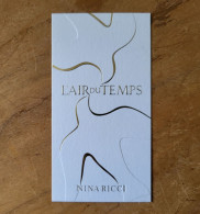 Carte Nina Ricci L'Air Du Temps - Modern (from 1961)