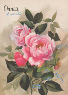 FLOWERS Vintage Postcard CPSM #PAS092.GB - Flowers