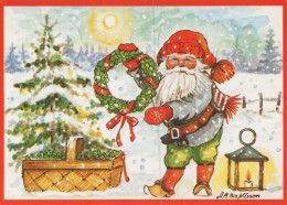 SANTA CLAUS CHRISTMAS Holidays Vintage Postcard CPSM #PAK913.GB - Santa Claus