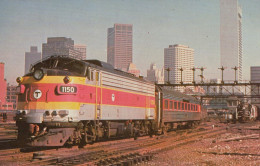 TRAIN RAILWAY Transport Vintage Postcard CPSMF #PAA612.GB - Treinen