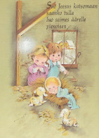 ENFANTS Scène Paysage Bébé JÉSUS Vintage Carte Postale CPSM #PBB575.FR - Szenen & Landschaften