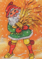 PÈRE NOËL Bonne Année Noël Vintage Carte Postale CPSM #PBL176.FR - Santa Claus