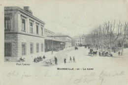 PE 1-(13) MARSEILLE - LA GARE - PHOT . LACOUR - 2 SCANS - Stationsbuurt, Belle De Mai, Plombières