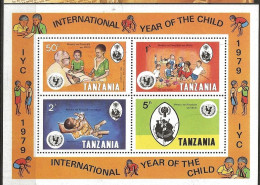 Tanzania 1979  International Year Of The Child, Mi Bloc 15, MNH(**) - Tanzania (1964-...)