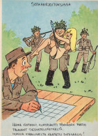 SOLDIERS HUMOUR Militaria Vintage Postcard CPSM #PBV953.GB - Humour