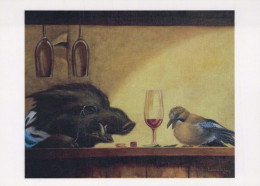 PIGS Animals Vintage Postcard CPSM #PBR742.GB - Pigs