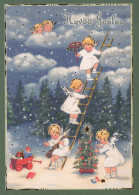 ANGEL Christmas Vintage Postcard CPSM #PBP606.GB - Angels