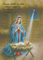 Virgen Mary Madonna Baby JESUS Christmas Religion Vintage Postcard CPSM #PBP924.GB - Maagd Maria En Madonnas