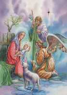 ANGEL Christmas Baby JESUS Vintage Postcard CPSM #PBP352.GB - Engel