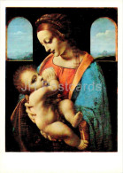 Painting By Leonardo Da Vinci - Madonna Litta - Italian Art - 1972 - Russia USSR - Unused - Peintures & Tableaux