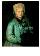 Painting By Unknown Artist - Portrait Of An Unknown Woman With A Muff - Russian Art - 1987 - Russia USSR - Unused - Peintures & Tableaux