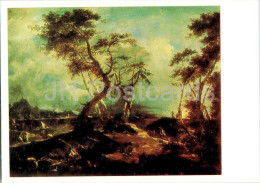 Painting By Jacob Van Ruisdael - The Seashore - Dutch Art - 1985 - Russia USSR - Unused - Malerei & Gemälde