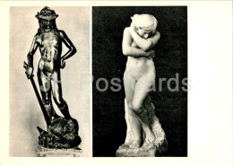 Sculpture By Donatello - David - Auguste Rodin - Eva - Italian , French Art - 1967 - Russia USSR - Unused - Sculpturen