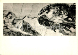 Painting By Michelangelo - The Creation - Italian Art - 1967 - Russia USSR - Unused - Pittura & Quadri