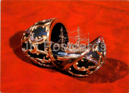 The Moscow Armoury Treasures - Faberge Easter Egg - Model Of The Cruiser - Ship Museum - Aeroflot - Russia USSR - Unused - Russie