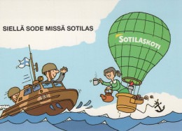 SOLDATI UMORISMO Militaria Vintage Cartolina CPSM #PBV957.IT - Humour
