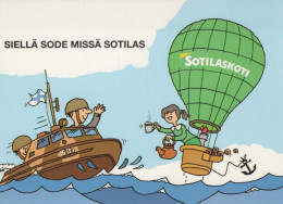 SOLDATI UMORISMO Militaria Vintage Cartolina CPSM #PBV957.IT - Humorísticas