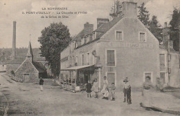 PE 4-(14) PONT D' OUILLY - LA CHAPELLE ET L' HOTEL DE LA GRACE DE DIEU - ENFANTS - 2 SCANS - Pont D'Ouilly