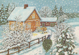 Buon Anno Natale Vintage Cartolina CPSM #PBN174.IT - Neujahr