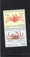 1992 Groenlandia - Crostacei - Nuovi