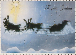 Buon Anno Natale CERVO Vintage Cartolina CPSM #PBB184.IT - Neujahr