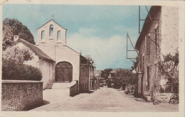 PE 5-(15) LE ROUGET - L' EGLISE SAINTE THERESE - CARTE COLORISEE - 2 SCANS - Sonstige & Ohne Zuordnung