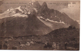 CHAMONIX - (Hte Savoie) - L'Aiguille Verte (4127m) Et L'Aiguille Du Dru (3815m.) - Chamonix-Mont-Blanc