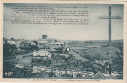 PE 5-(15) SAINT FLOUR - VUE PANORAMIQUE DE LA VILLE HAUTE  - 2 SCANS - Saint Flour