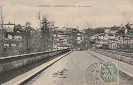 PE 7-(16) AUBETERRE SUR DRONNE - VUE GENERALE  - 2 SCANS - Autres & Non Classés