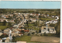 PE 8-(16) BAIGNES SAINTE RADEGONDE - VUE GENERALE AERIENNE - CARTE COULEURS - 2 SCANS - Autres & Non Classés