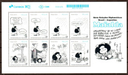 Brasil - Brazil 2023 ** Diplomatic Relations With Argentina. Mafalda. Comic Books. - Unused Stamps