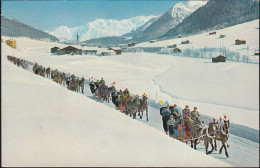 Schweiz - 7270 Davos - Schlittenfahrt Im Schnee - Nice Stamp 1965 - Davos