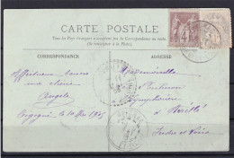 Jolie Carte à 5 Cts. - 1877-1920: Semi Modern Period