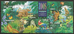 Australia 1994 Zoological Gardens: Endangered Animals. Mi Bloc 17, MNH(**) - Ungebraucht