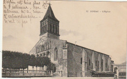 PE 10-(17) JONZAC - L' EGLISE - 2 SCANS  - Jonzac