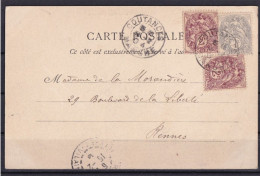 Jolie Carte à 5 Cts. - 1877-1920: Semi Modern Period