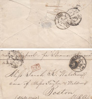 MTM123 - 1852 TRANSATLANTIC LETTER FRANCE TO USA STEAMER NIAGARA - Schiffspost