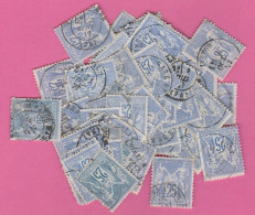 Lot De 122 Timbres Oblitérés Type Sage - 25 Centimes - 1876-1898 Sage (Type II)