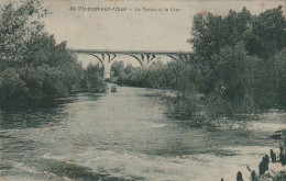 PE 12 -(18) SAINT FLORENT SUR CHER - LE VIADUC ET LE CHER - 2 SCANS - Saint-Florent-sur-Cher