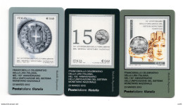 Tessera Filatelica Lira Italiana - Serie Completa - Variétés Et Curiosités