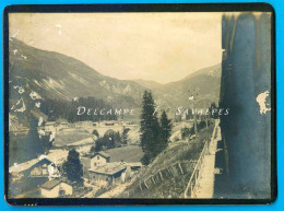 Chamonix Vers 1920 * Montroc Et Col De Balme Depuis Le Train, Chemin De Fer Vallorcine Martigny * Photo Originale - Orte