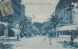 PE 16-(20) AJACCIO - L' AVENUE DU 1er CONSUL - 2 SCANS - Ajaccio