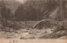 PE 16-(20) CORTE - PONT GENOIS - LES GORGES DE LA RESTONICA  - 2 SCANS - Corte